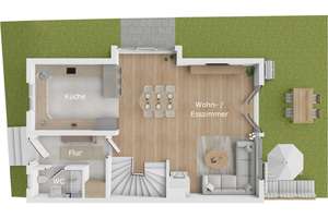 Exklusive Lage Mögeldorf / Rehhof - neuwertige DHH mit 5 Zimmer, Garten und Garage – Die vollständige Adresse der Immobilie erhältst du vom Anbieter., 90482 Laufamholz, Nürnberg – Vorschaubild 2
