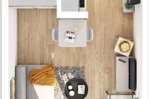 Ab März bei CityGalerie - Tolles Apartment [studiosus] mit exklusiven Blick in Innenhof – Oberbürgermeister-Hohner-Straße 3, 86153 Am Schäfflerbach, Augsburg – Vorschaubild 2