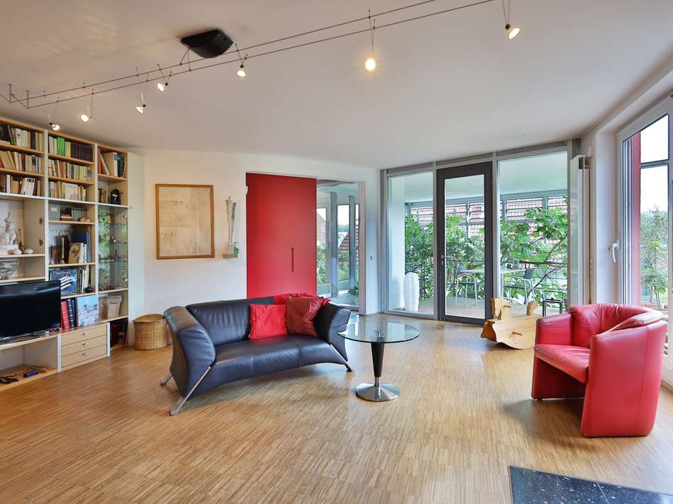 Blick aus dem Wohnbereich z...