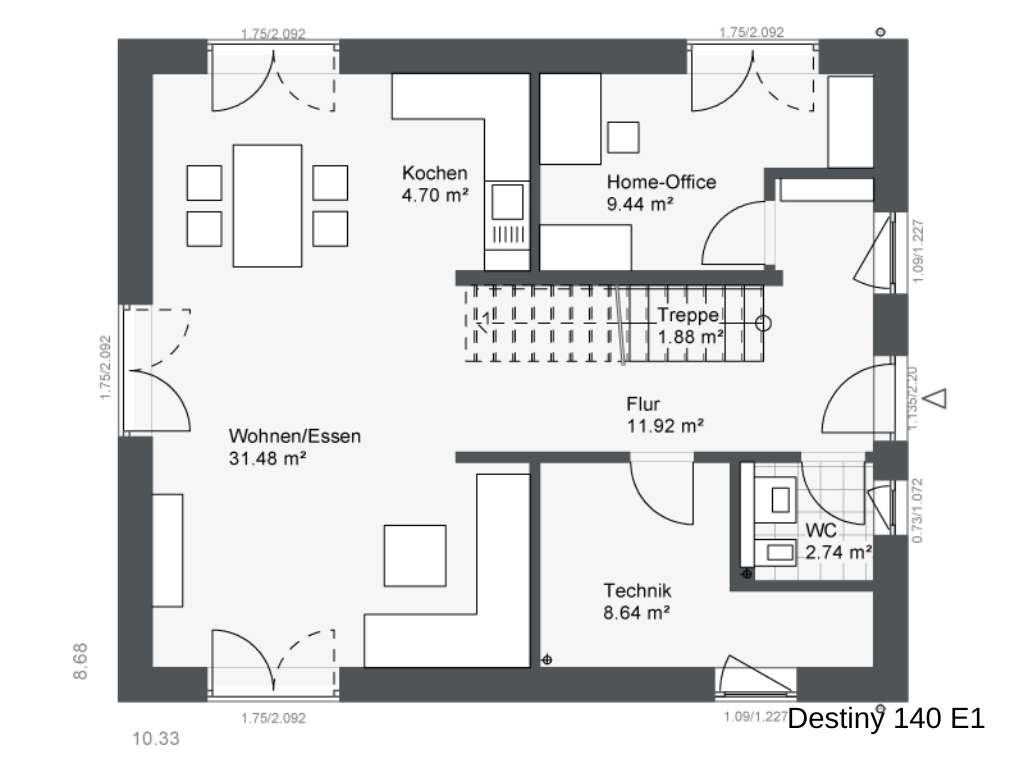 Immobilie in Kalenborn - Wertbeständig und wetterfest: Klinker-Haus zum Preis eines verputzten Hauses. - Bild 2