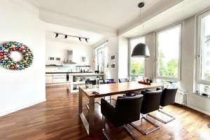 Sehr großzügige Altbau-ETW, 5 Zi., 157 m² Wfl., Balk., 3,80m Deckenh., 2 Bäder,, Lift, Ddf.-Zoo