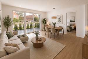 Neubau-Erdgeschosswohnung mit Terrasse und stilvollem Wohnkomfort.