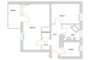 Praktisch geschnittene 2-Zimmer-Wohnung freut sich auf neue Mieter – Büdinger Straße 33, 64289 Darmstadt-Nord, Darmstadt – Vorschaubild 11