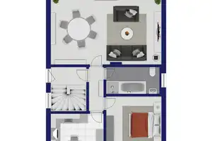 freist.  Ein-/bis Zweifamilienhaus mit schöner Weitsicht in Ruhiglage von Hennef-Winterscheid – Rhein-Sieg-Kreis – Vorschaubild 15
