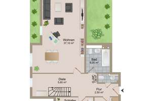 Gartenwohnung mit Terrasse und Südausrichtung und TG-Platz! – Die vollständige Adresse der Immobilie erhältst du vom Anbieter., 22045 Tonndorf, Hamburg – Vorschaubild 10
