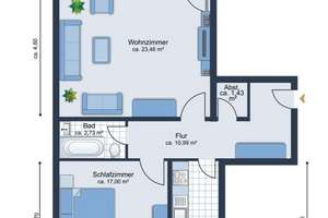 Buena Essential M | 65m² Wohnung mit 2 Zimmern in München – Georgenschwaigstraße 6, 80807 Milbertshofen, München – Vorschaubild 15