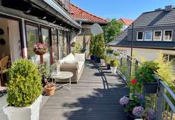 Blick auf den Balkon