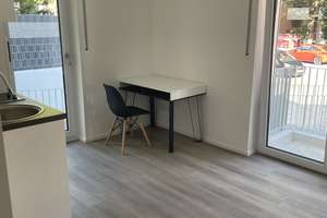 Modernes,  möbliertes 1-Zimmer-Apartment mit Balkon in Augsburg-Göggingen (nur für Studenten/Azubis) – Oskar-von-Miller-Straße 74, 86199 Göggingen-Nordost, Augsburg – Vorschaubild 3