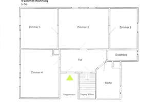4 Zi. Wohnung, 64 m², ruhig und hell, Dachgeschoss, Bad Cannstatt nähe Kurpark und Neckar – Die vollständige Adresse der Immobilie erhältst du vom Anbieter., 70372 Kurpark, Stuttgart – Vorschaubild 2