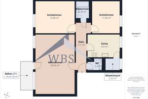 RESERVIERT! Helle 3-Zimmer-Wohnung mit Balkon, hochwertiger Einbauküche und Blick ins Grüne – Die vollständige Adresse der Immobilie erhältst du vom Anbieter., 44866 Leithe, Bochum – Vorschaubild 14