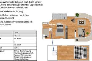 3-Zimmer-Wohnung in Hamburg-Niendorf