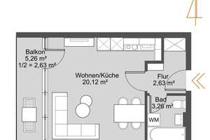 Vermietetes Apartment mit Loggia im Rückgebäude – Die vollständige Adresse der Immobilie erhältst du vom Anbieter., 81241 Am Westbad, München – Vorschaubild 15