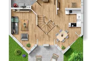 Einzigartiges Blockhaus mit Fernblick, traumhaftem Garten und großzügigem Grundstück – Die vollständige Adresse der Immobilie erhältst du vom Anbieter., 74259 Widdern – Vorschaubild 29