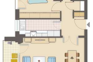 Schöne 2 Zimmer Wohnung nahe dem Tibarg-Center – Max-Zelck-Str. 9, 22459 Niendorf, Hamburg – Vorschaubild 8