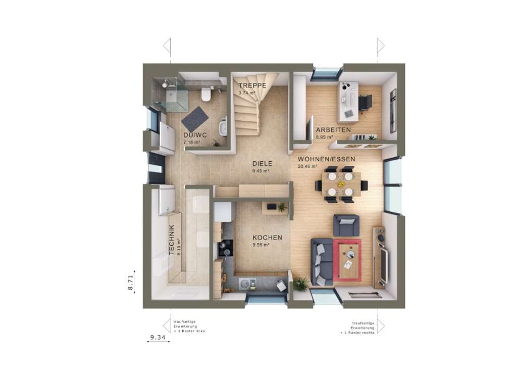 Immobilie in Hitzhofen - 380 EUR/m2! Wir bauen dein Haus in Hofstetten - auf einem Grundstück deiner Wahl! - Bild 1