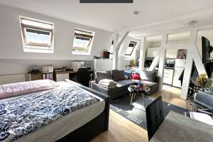 Helle teilmöblierte 1-Zimmerwohnung im Dichterviertel von Wiesbaden – Die vollständige Adresse der Immobilie erhältst du vom Anbieter., 65187 Südost, Wiesbaden – Vorschaubild 3