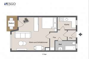 Urban wohnen im Güntzelkiez – Stilvolles Apartment mit Balkon – Die vollständige Adresse der Immobilie erhältst du vom Anbieter., 10717 Wilmersdorf, Berlin – Vorschaubild 10