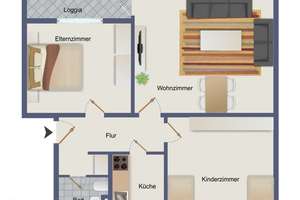 Schöne 3 Zimmer Wohnung in Huchting, – Die vollständige Adresse der Immobilie erhältst du vom Anbieter., 28259 Kirchhuchting, Bremen – Vorschaubild 14