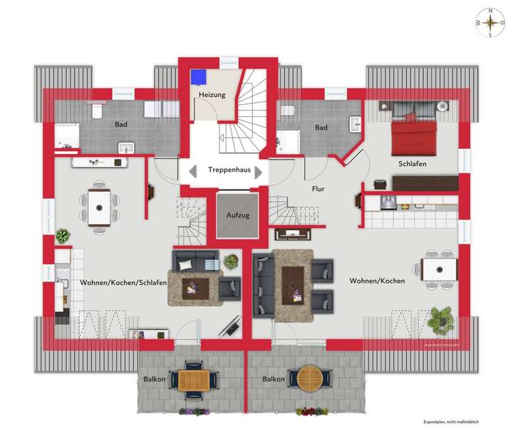 Grundriss Dachgeschoss