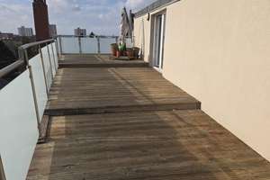 Anfragen NUR per E-Mail. Penthouse - Dachterrasse - Fahrstuhl - Kaminofen - EBK - Brhv. – Hafenstr. 188, 27568 Lehe, Bremerhaven – Vorschaubild 4