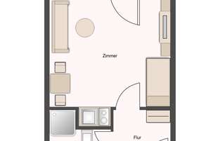 BIETERVERFAHREN - PROVISIONSFREI - Einzimmer-Appartement aus Nachlass - renovierungsbedürftig – Die vollständige Adresse der Immobilie erhältst du vom Anbieter., 68169 Neckarstadt-West, Mannheim – Vorschaubild 7