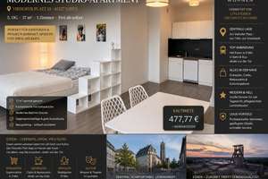 Zentrales 1-Zimmer-Apartment am Viehofer Platz – Viehofer Platz 15, 45127 Stadtkern, Essen – Vorschaubild 2