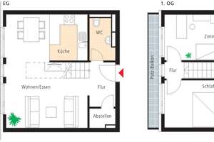 Helle 3-Zimmer Wohnung mit Terasse in Stuttgart-Vaihingen – Die vollständige Adresse der Immobilie erhältst du vom Anbieter., 70563 Heerstraße, Stuttgart – Vorschaubild 2