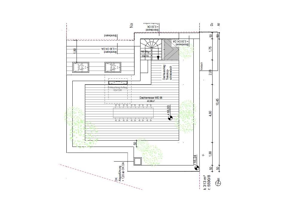 Grundriss WE06_Dachterrasse