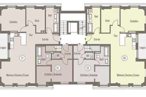NEU- helle 3 Raumwohnung mit großem offenen Wohnzimmer und Loggia! – Die vollständige Adresse der Immobilie erhältst du vom Anbieter., 4179 Leutzsch, Leipzig – Vorschaubild 10
