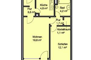Schöne 2 Zimmer Wohnung in Langwasser – Striegauer Str. 23, 90473 Langwasser Südost, Nürnberg – Vorschaubild 10