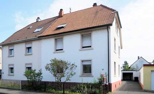 3-Familienhaus mit Werkstatt und Garage in Karlsruhe-Knielingen