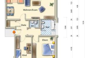 TOP-Wohnung in ruhiger und schöner Wohnlage! Renoviert! GE-Heßler!! – 45883 Heßler, Gelsenkirchen – Vorschaubild 11