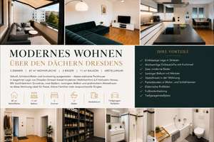 3 Zimmern und Balkon in Top Lage in Dresden Striesen - Stabiliät & Substanz