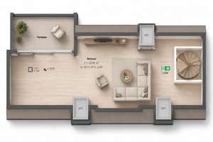 Exklusive Gelegenheit in Düsseldorf-Flingern: Gestalten Sie Ihre Traumwohnung - Provisionsfrei – Die vollständige Adresse der Immobilie erhältst du vom Anbieter., 40233 Flingern Süd, Düsseldorf – Vorschaubild 3