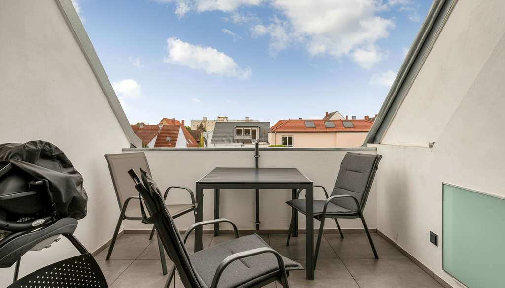 Immobilie in Viernheim - Stilvolle Dachgeschosswohnung mit sonniger Loggia, Sauna und Garage - Bild 1