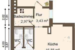 Sanierte 4-Zimmer-Altbauwohnung mit neuer Einbauküche – auch ideal als 2er-WG – in Magdeburg-Buckau – Die vollständige Adresse der Immobilie erhältst du vom Anbieter., 39104 Buckau, Magdeburg – Vorschaubild 7