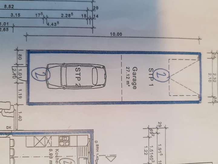 Grundriss Garage