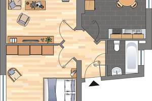 2-Zimmer-Wohnung in Kiel Gaarden-Ost – Greifstraße 2, 24143 Gaarden-Ost, Kiel – Vorschaubild 7