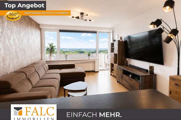 Über den Dächern von Köln: Helle 4-Zimmer-Familienwohnung mit Loggia und Weitblick