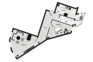 Sofort bezugsfrei | Südvorstadt | Balkon | Stuck – Die vollständige Adresse der Immobilie erhältst du vom Anbieter., 4275 Südvorstadt, Leipzig – Vorschaubild 18