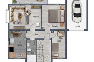 Zweifamilienhaus mit großzügigem Grundstück und Entwicklungspotential in Frankfurt-Harheim – 60437 Harheim, Frankfurt am Main – Vorschaubild 35