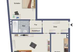 Moderne 2 Zimmer Eigentumswohnung im 1. OG / 66,12 m² / Sterkrade – Die vollständige Adresse der Immobilie erhältst du vom Anbieter., 46145 Sterkrade-Mitte, Oberhausen – Vorschaubild 17