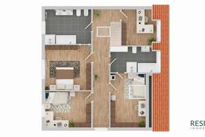 Provisionsfrei: Großzügiges Haus in begehrter Killesberglage mit sonnigem Südgarten – Die vollständige Adresse der Immobilie erhältst du vom Anbieter., 70192 An der Burg, Stuttgart – Vorschaubild 45