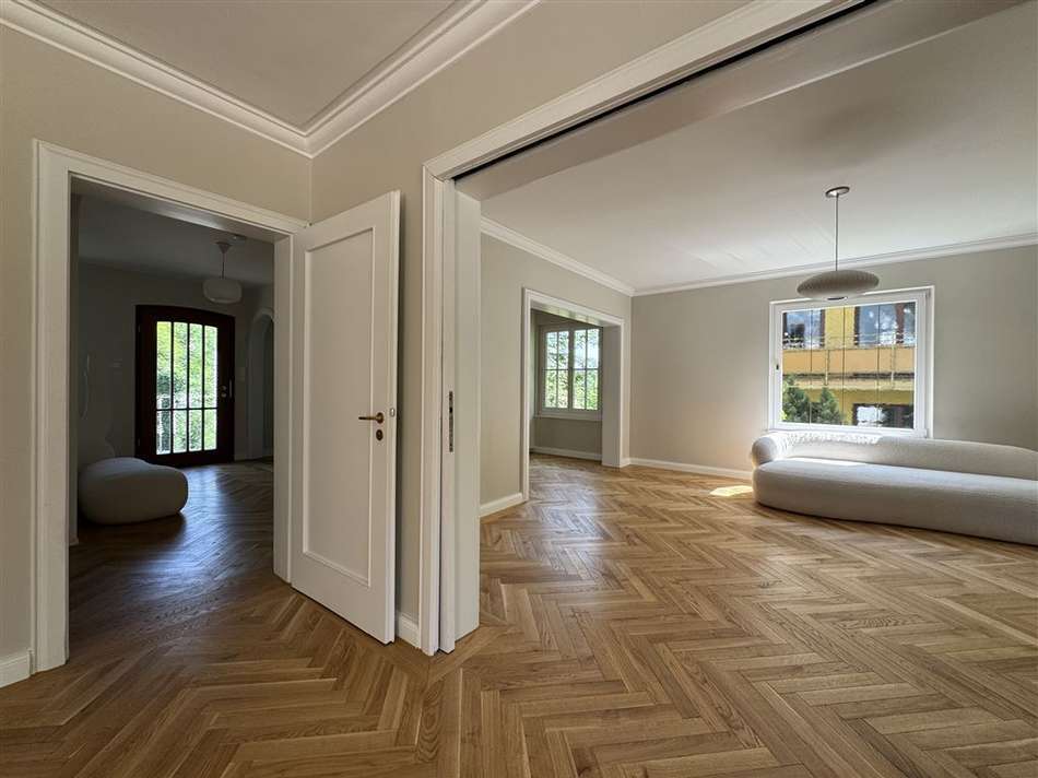 Blick in TV-Zimmer,