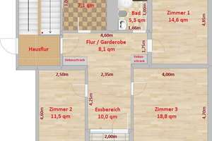 Am Biebricher Schlosspark: Gemütliche, möblierte  3,5-ZKBB-Wohnung mit neuer Einbauküche – Dunantstraße 7, 65203 Biebrich, Wiesbaden – Vorschaubild 30