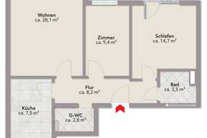 Bremen-Hemelingen: Wunderschöne und gepflegte 3-Zimmer-Eigentumswohnung mit Balkon – Die vollständige Adresse der Immobilie erhältst du vom Anbieter., 28309 Hemelingen (Ortsteil), Bremen – Vorschaubild 18
