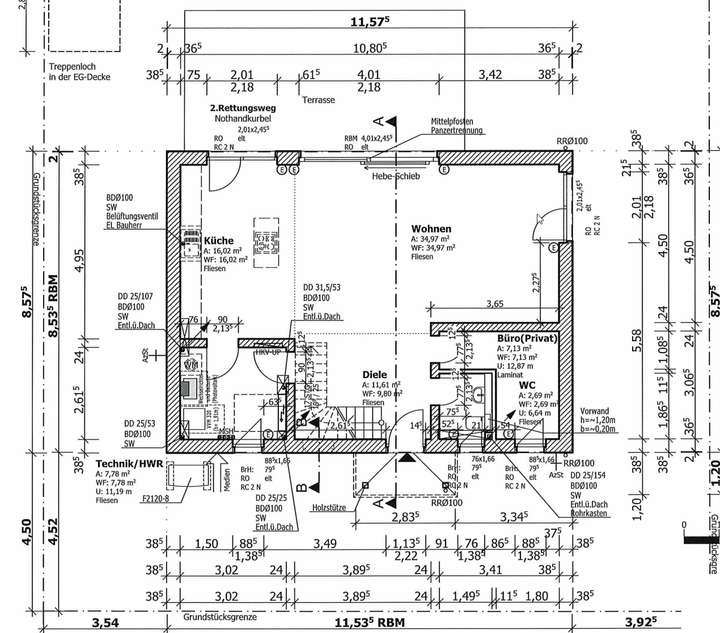 Grundriss Erdgeschoss