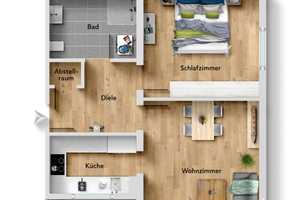 Top gepflegte 2 Zimmer Wohnung in zentraler Lage, Einbauküche, Garage – Bonn – Vorschaubild 10