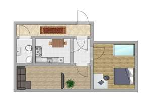 Schöne Stadtwohnung in der Fußgängerzone, nähe Peterstrasse – Mefferdatisstraße 15, 52062 Markt, Aachen – Vorschaubild 9