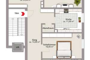 Wohnung im  Antonsviertel mit Dachterrasse – Die vollständige Adresse der Immobilie erhältst du vom Anbieter., 86159 Antonsviertel, Augsburg – Vorschaubild 16